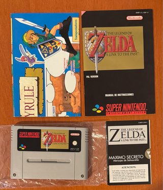 Zelda A Link to the Past SNES Caja Roja