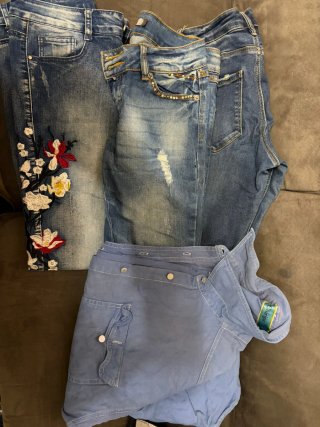Lote 3 pantalones vaqueros y camisa
