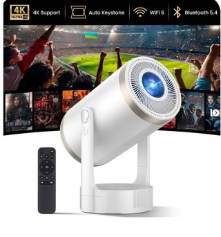 Proyector Portátil 4K WiFi Bluetooth
