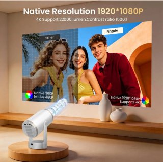 Proyector Portátil 4K WiFi Bluetooth