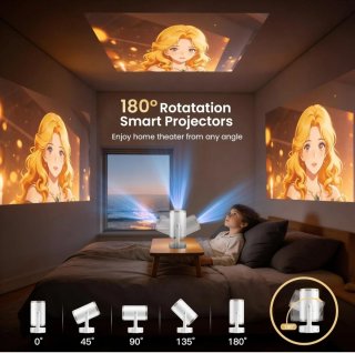 Proyector Portátil 4K WiFi Bluetooth