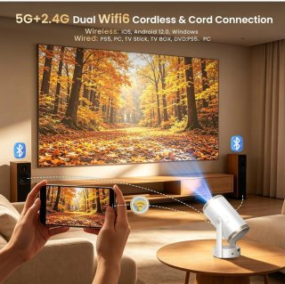 Proyector Portátil 4K WiFi Bluetooth