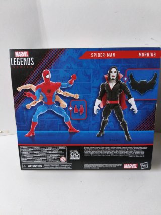 Marvel Legends Spider-Man y Morbius