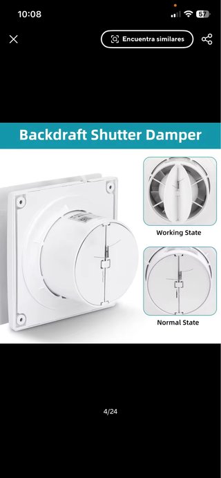 Extractor de Baño Aigostar 100/150mm