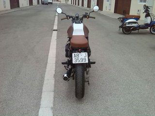 BMW K 75 Scrambler Marrón/Blanco