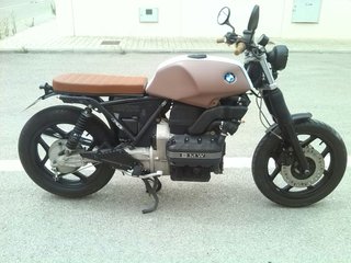 BMW K 75 Scrambler Marrón/Blanco