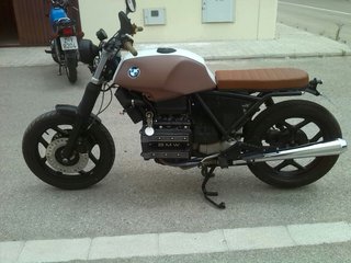 BMW K 75 Scrambler Marrón/Blanco