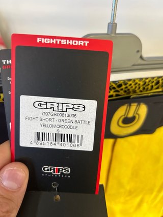 Pantaloncini sportivi GRIPS gialli