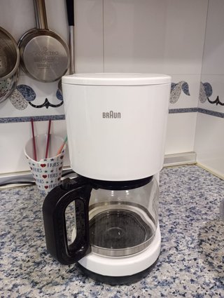 Cafetera Braun Blanca