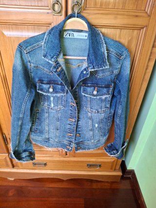 Cazadora vaquera Zara Talla M