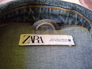 Cazadora vaquera Zara Talla M