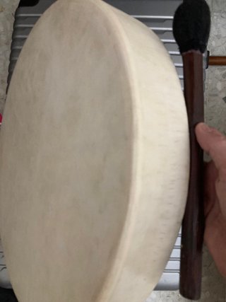 Tambor chamánico hecho en Bali