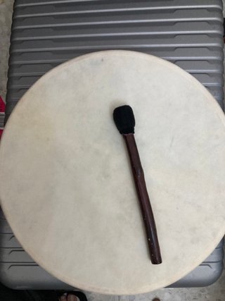 Tambor chamánico hecho en Bali