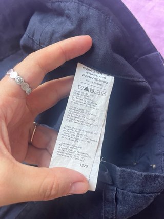 Pantalón ancho azul talla 38