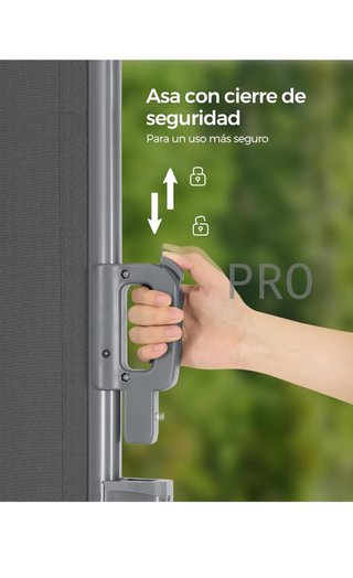 Tenda Laterale in Alluminio, Estensibile, 160 x 300
