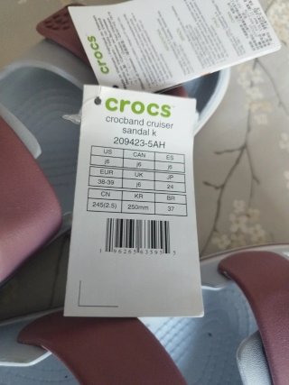 Zapatillas Crocs velcro Talla 38-39