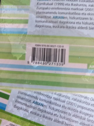 Arian 1.2 euskara ikasteko metodoa. Ikaslearen ...