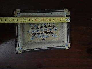 Antiguo plato cerámica artesanal.