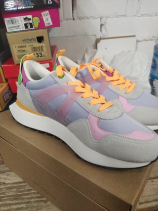 Zapatillas Gioseppo rosas y moradas talla 40