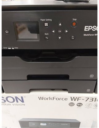 Stampante monofunzione a getto d'inchiostro WorkForce WF-7310DTW A3+ con connettività wireless e stampa fronte/retro