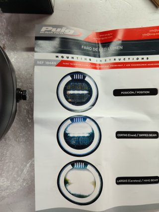 Puig 1944N Faro Led para motocicleta alta potencia