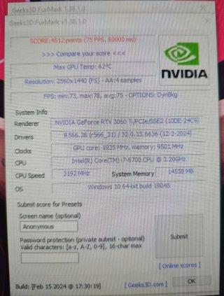 MSI RTX 3060 Ti Tarjeta Gráfica