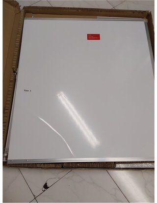 maxtek Pizarra Blanca Móvil 180 x 100 cm - Pizarra Magnética Marco de Aluminio de Doble Cara - con Marcadores - Imanes - Borrador de