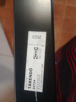 Mesa Tärendö negra Ikea