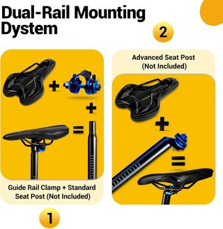 Sillín SPGOOD Gel Ergonómico Bicicleta