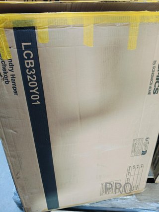 Cestino per bucato SONGMICS, 200 L, in rattan sintetico con coperchio e maniglie, pieghevole, con rivestimento rimovibile, per coperte, vestiti, soggiorno e lavanderia, colore naturale LCB320Y01