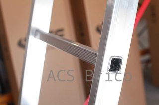 Escalera Aluminio 3x7 - 2+2+2 M - 66x25mm