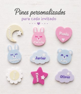 Impresiones 3D Regalos invitados, topper tartas