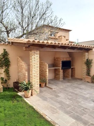 Barbacoa de obra prefabricada