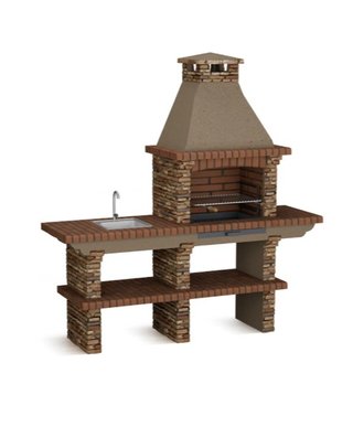 Barbacoa de obra prefabricada
