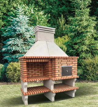 Barbacoa de obra prefabricada