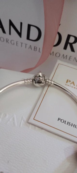 Pulsera Pandora 21cm Plata