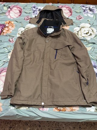 Chaqueta Salomon Beige y Azul Talla M
