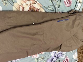 Chaqueta Salomon Beige y Azul Talla M