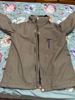 Chaqueta Salomon Beige y Azul Talla M