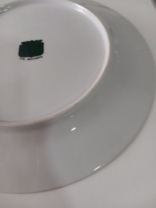 Piatto FR Bavaria Porcellana Decorato