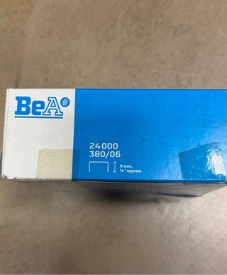 Grapas Industriales BeA 380/06 (24.000)