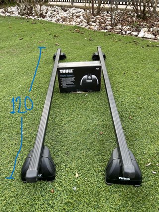 Juego Barras Thule 753 + Fijaciones