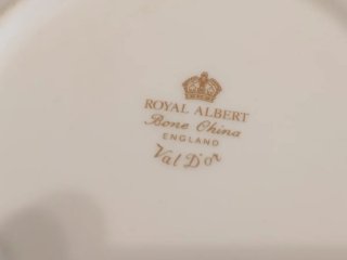 Juego 3 Cuencos Porcelana Royal Albert, val d'or