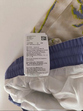 Boss Bañador Estampado Palmeras Talla M