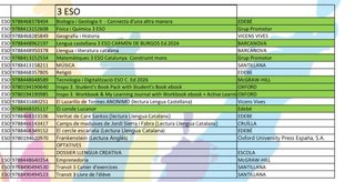 Libros SAFA-Horta 3ro ESO