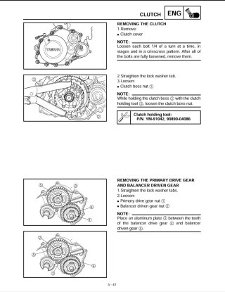 Manual de Taller Yamaha YFM660RN/RNC '06