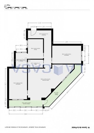 Piso en venta en El Castell-Poble Vell en Castelldefels