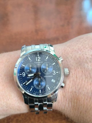 Reloj Tissot PRC 200 Cronógrafo Azul