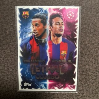 Carta Fútbol Ronaldinho Neymar Topps Match Attax