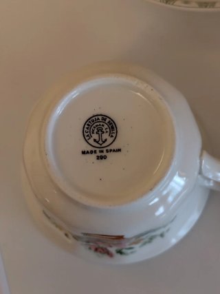 Juego de café Canasto Floral